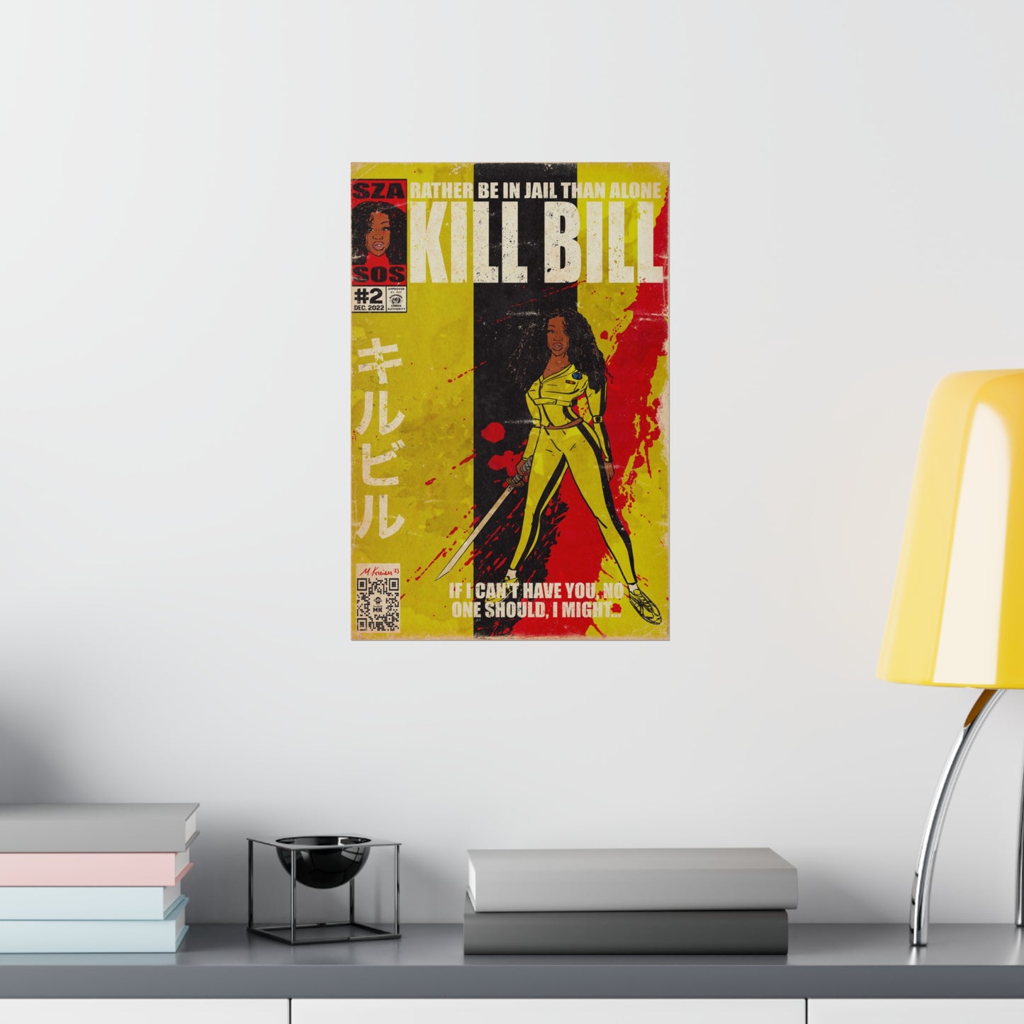 SZA - Kill Bill -  Vertical Matte Poster