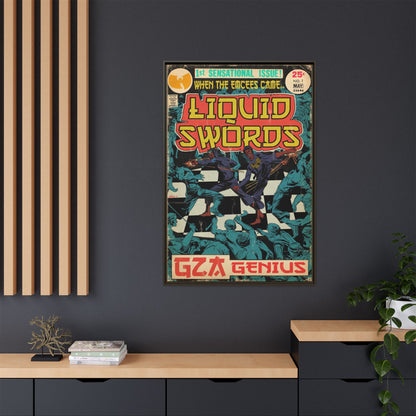 GZA/Genius - Liquid Swords - Gallery Canvas Wraps, Vertical Frame