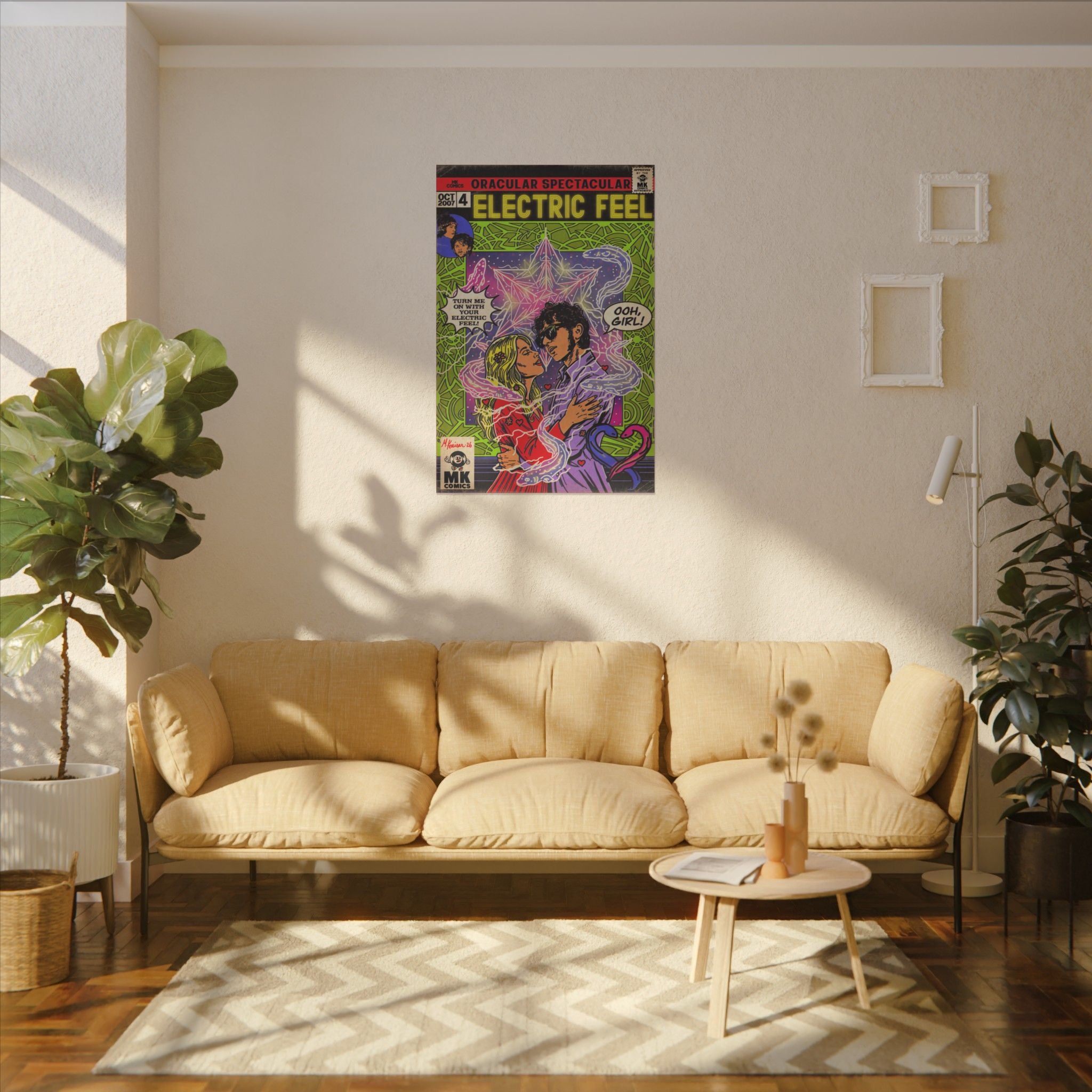 Electric Feel - Matte Canvas, Stretched, 0.75" (Multi-Size)