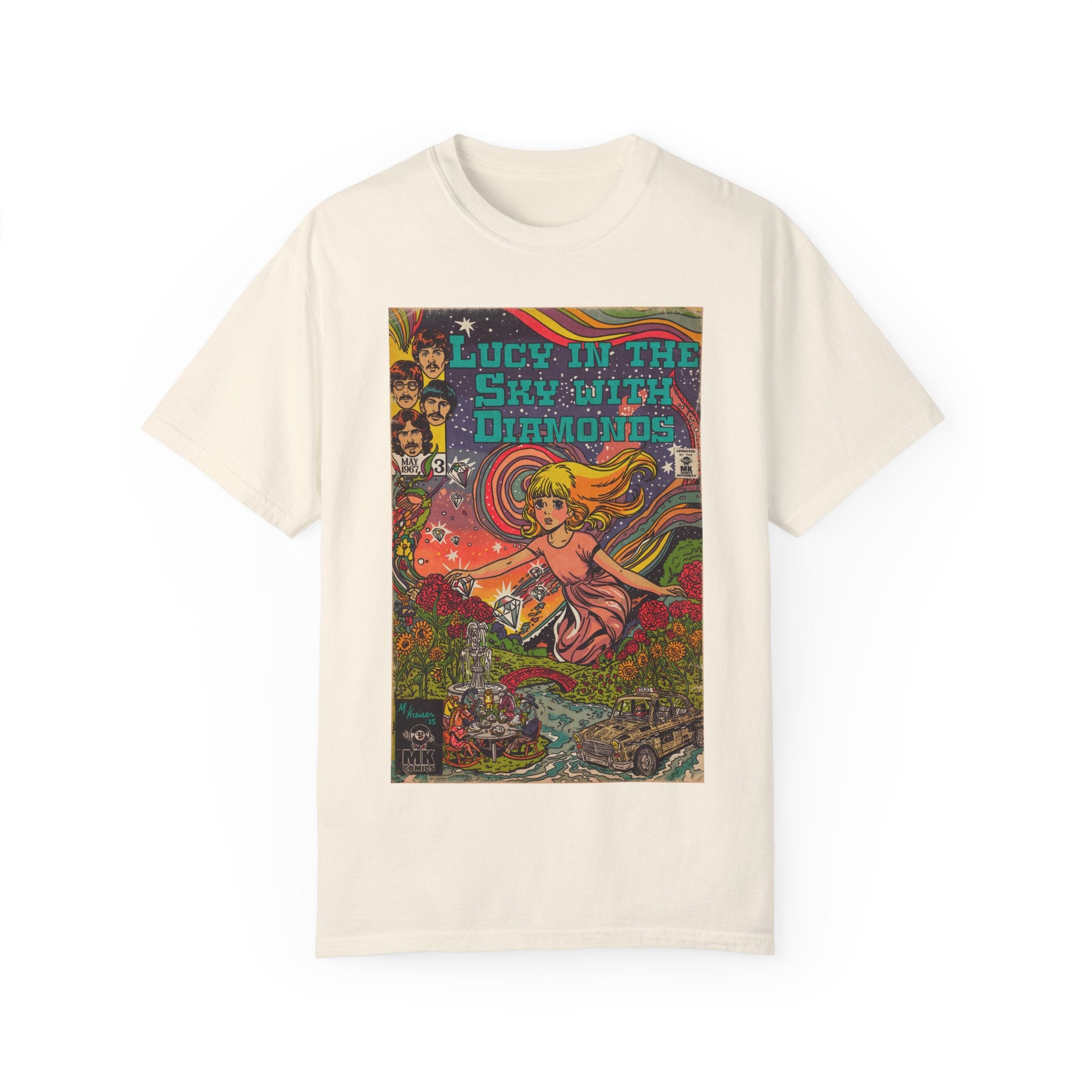 Lucy in the Sky with Diamonds - Unisex Comfort Colors T-shirt