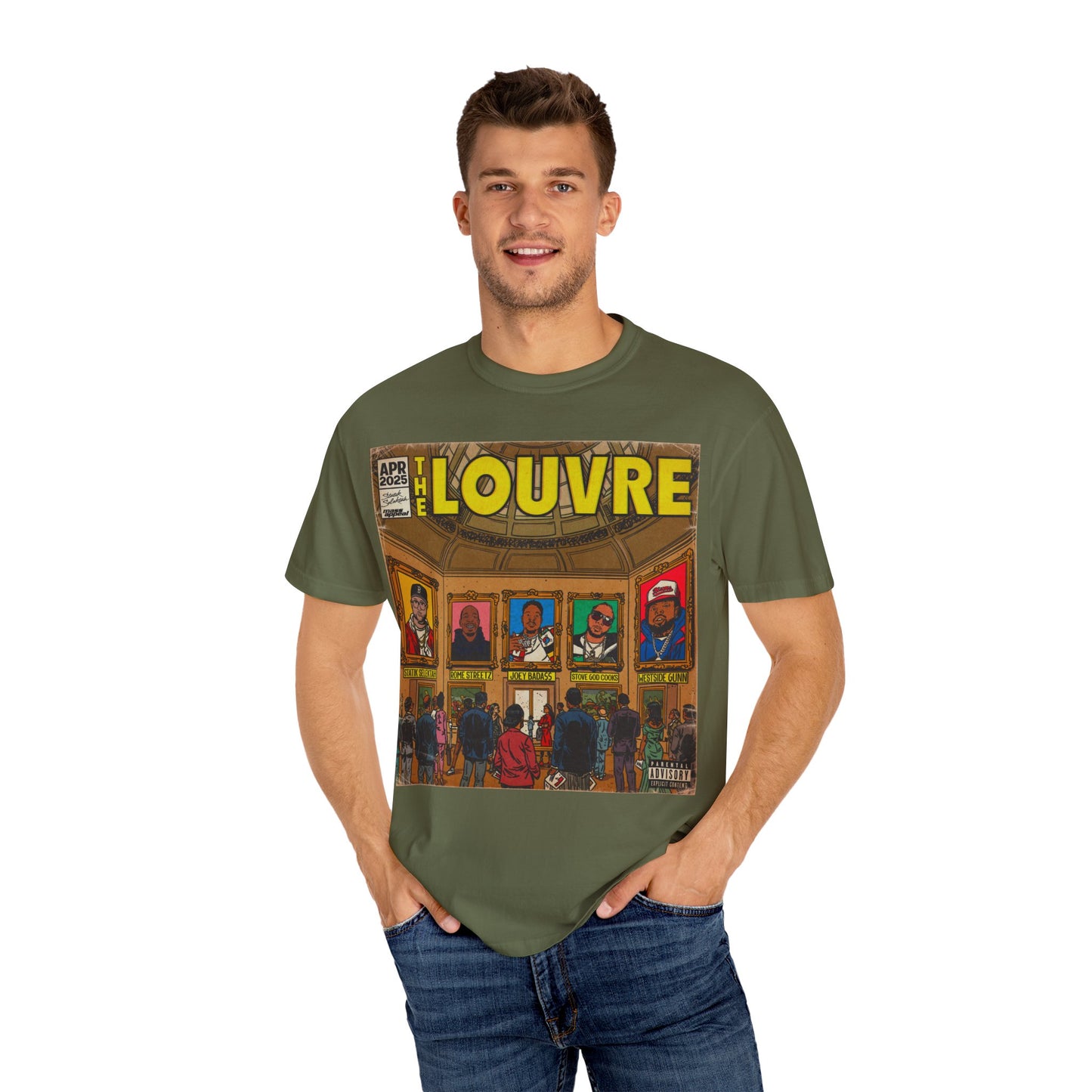 The Louvre - Statik Selektah & MK Collab - Unisex Comfort Colors T-shirt