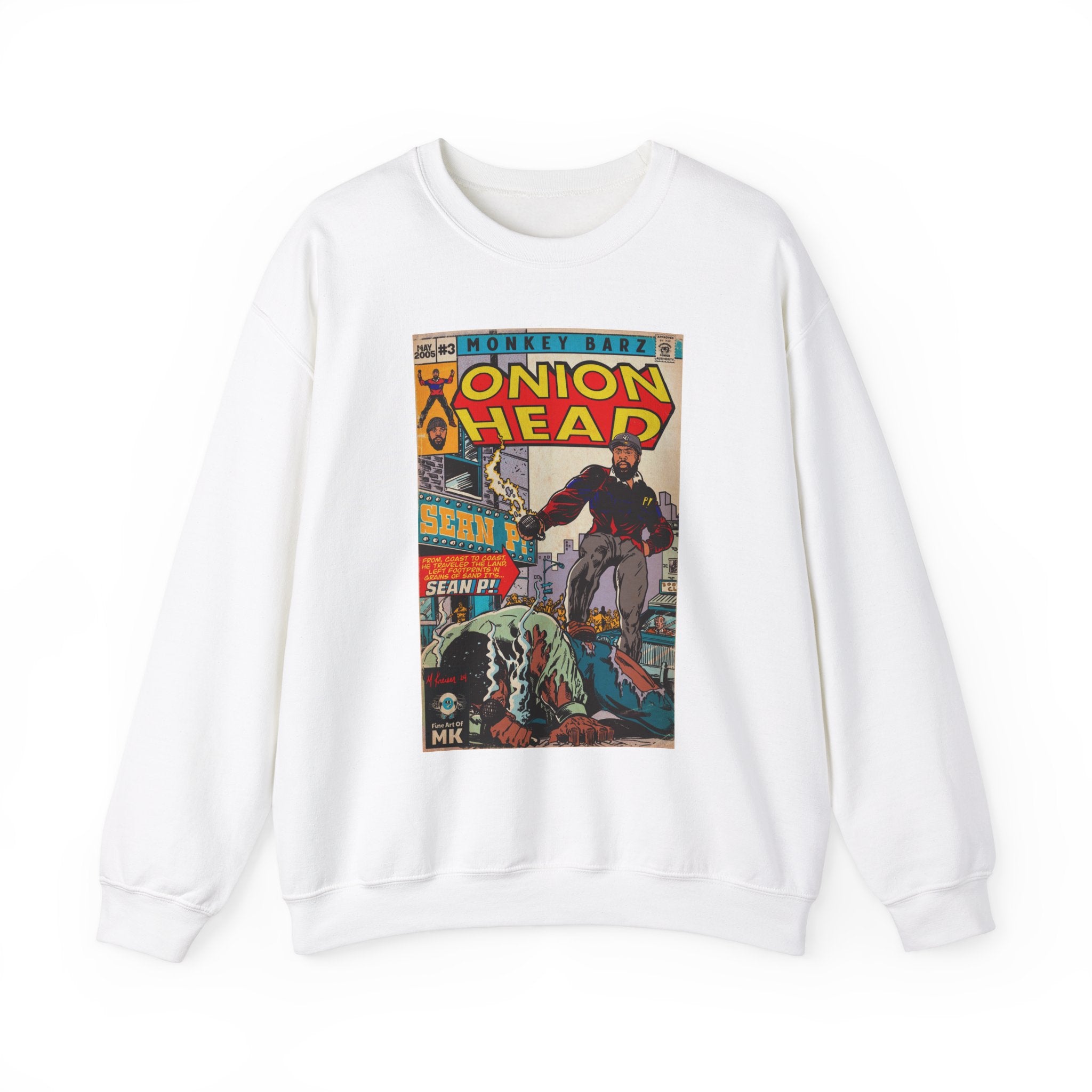 Onion Head - Unisex Heavy Blend™ Crewneck Sweatshirt
