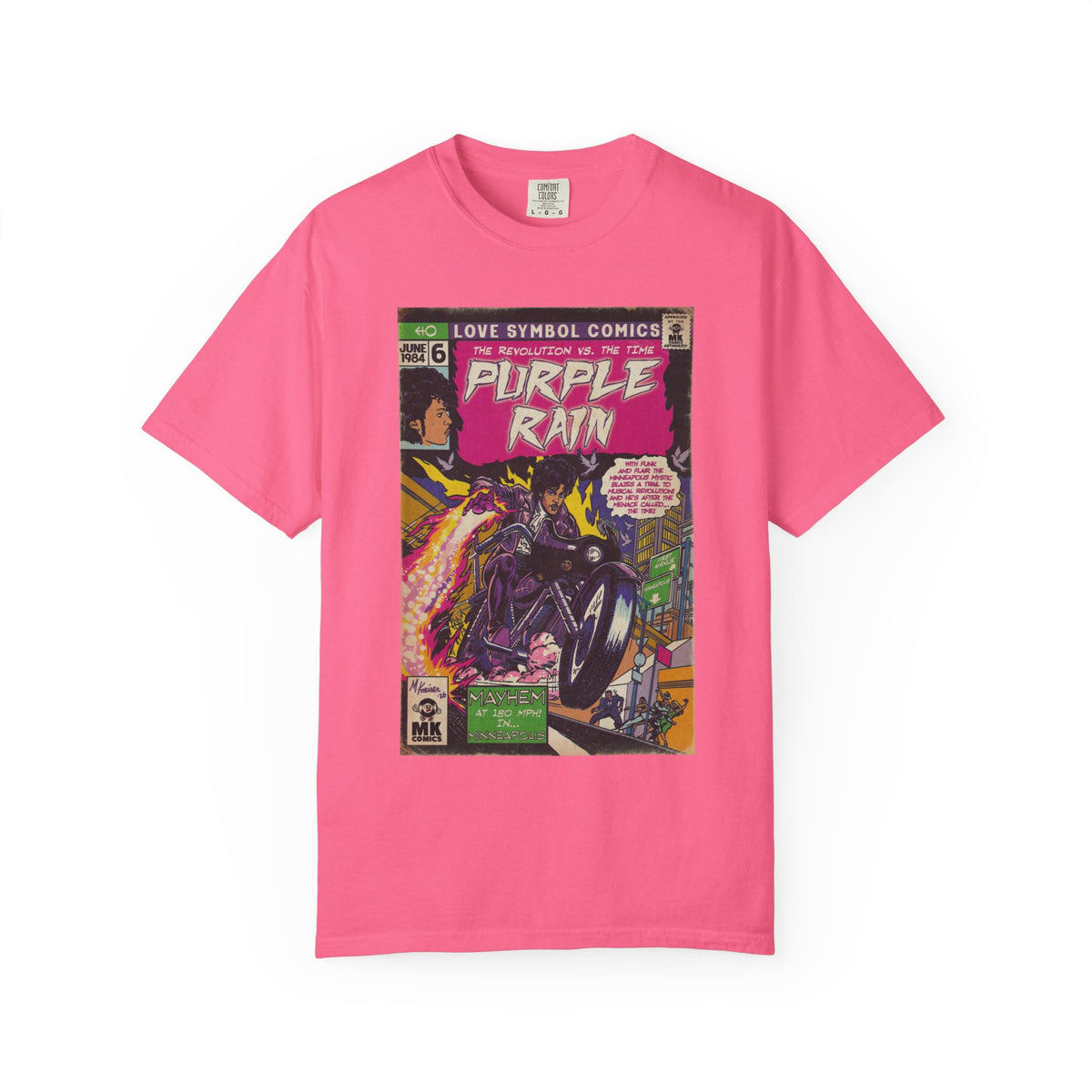 Purple Rain - Unisex Garment-Dyed T-shirt