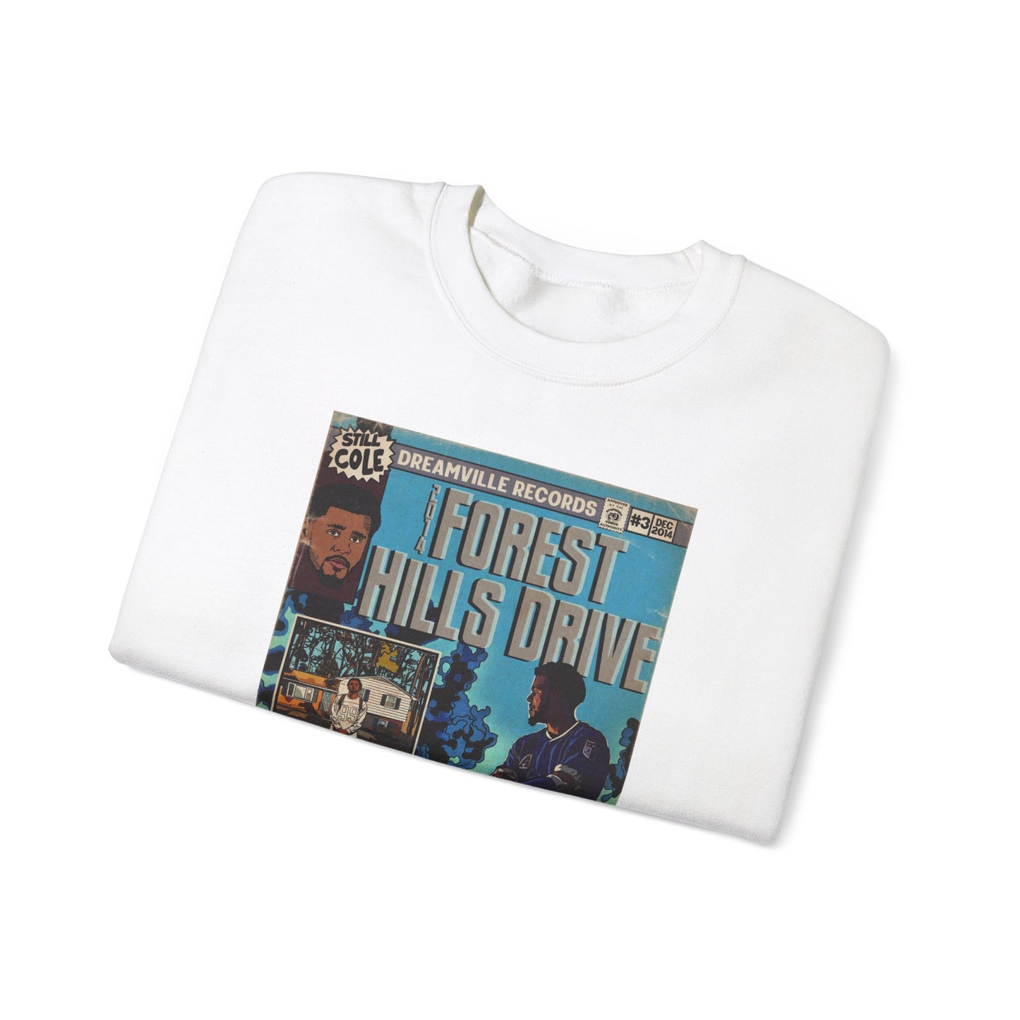 J Cole - 2014 Forest Hills Drive - Unisex Heavy Blend™ Crewneck Sweatshirt