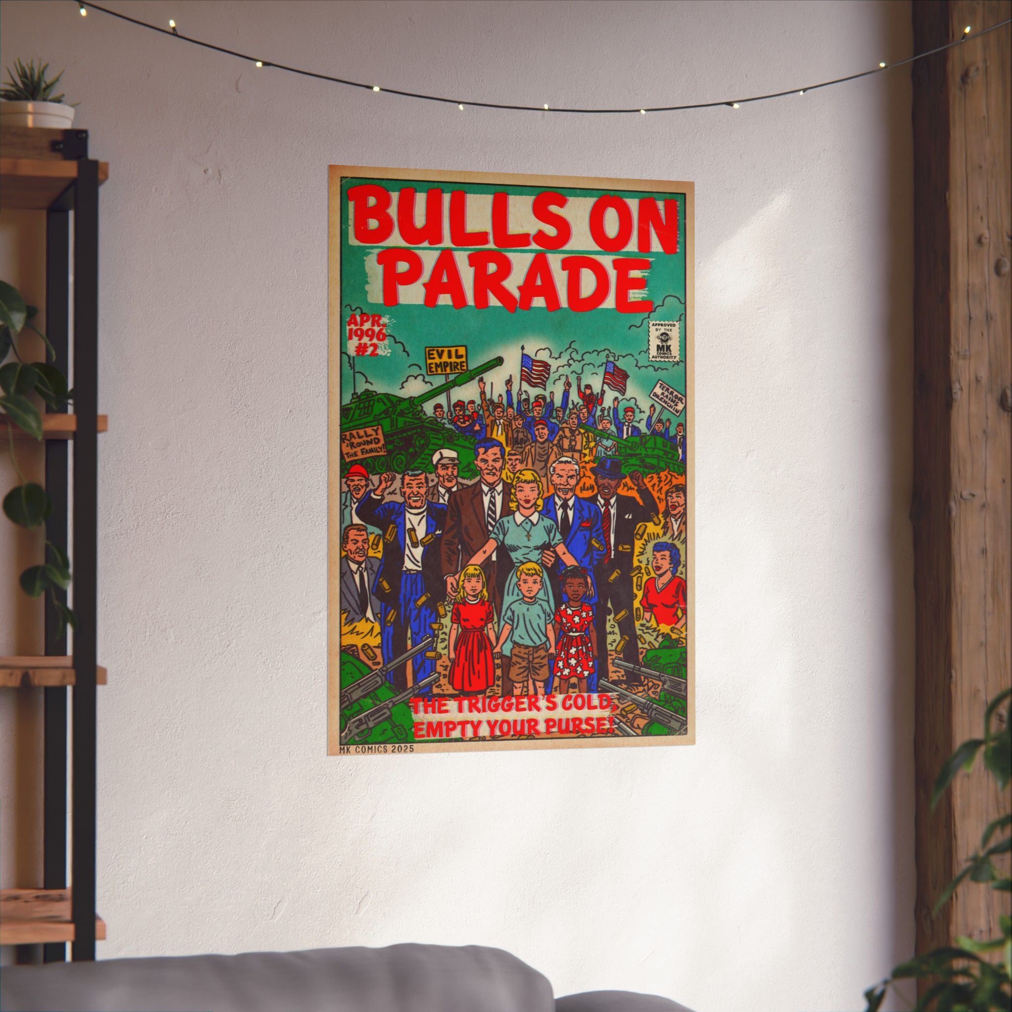 Bulls Parade -Matte Vertical Posters