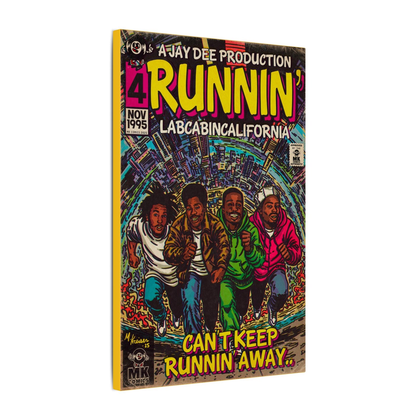 Runnin' - Matte Canvas, Stretched, 0.75" (Multi-Size)