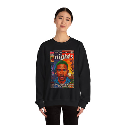 Frank Ocean -Nights - Unisex Heavy Blend™ Crewneck Sweatshirt