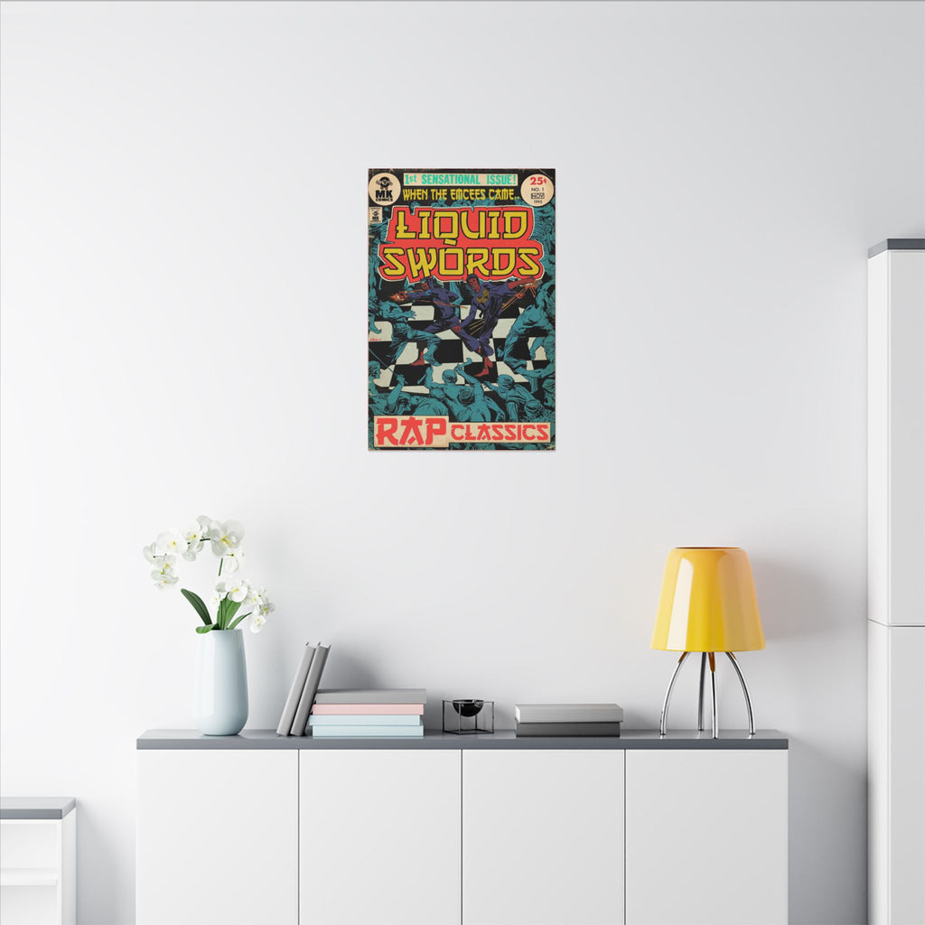 Liquid Swords - Matte Canvas, Stretched