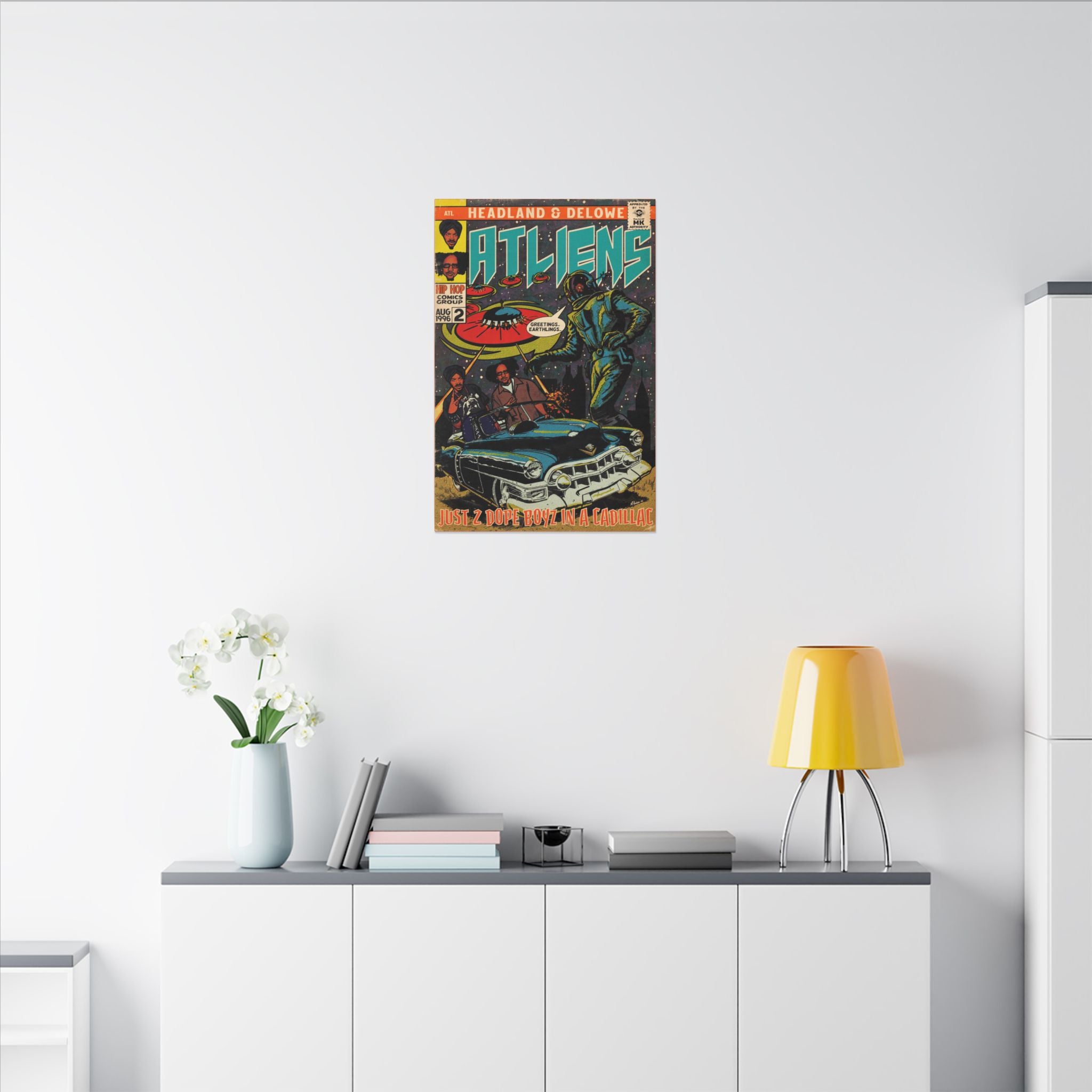 ATLiens - 2 Dope Boyz in a Cadillac - Matte Canvas, Stretched, 0.75" (Multi-Size)