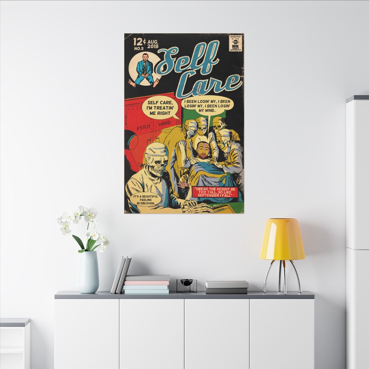 Self Care - Matte Canvas, Stretched