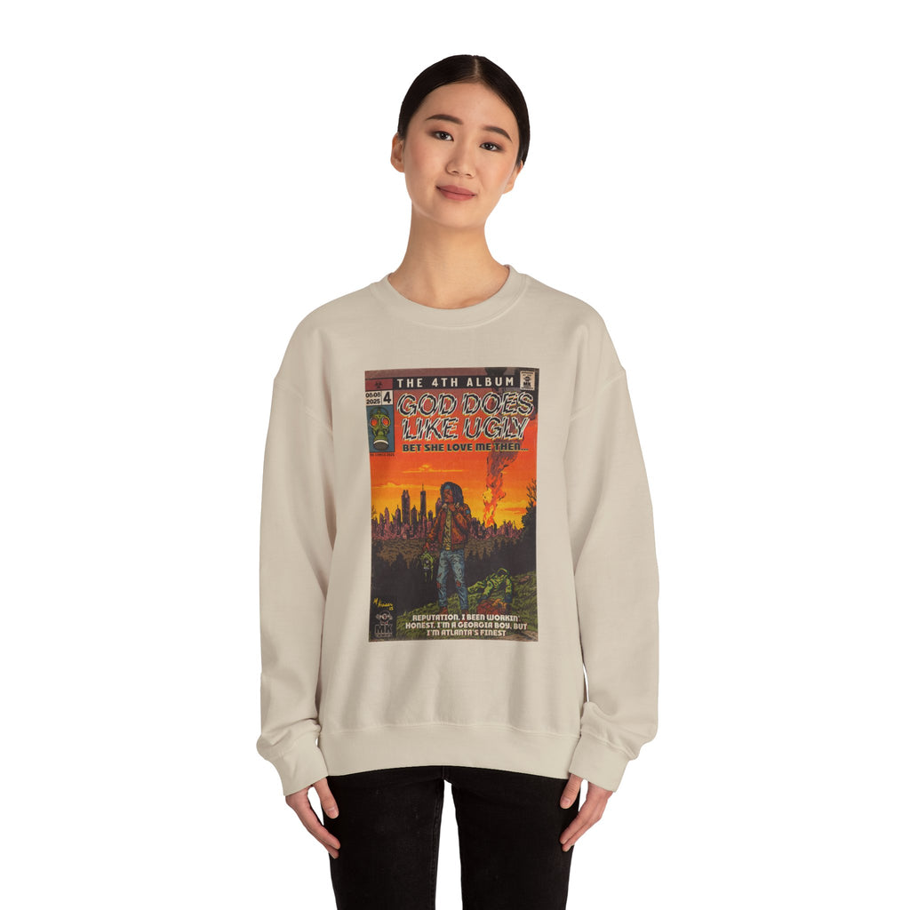 God Does Like Ugly - Unisex Heavy Blend™ Crewneck Sweatshirt