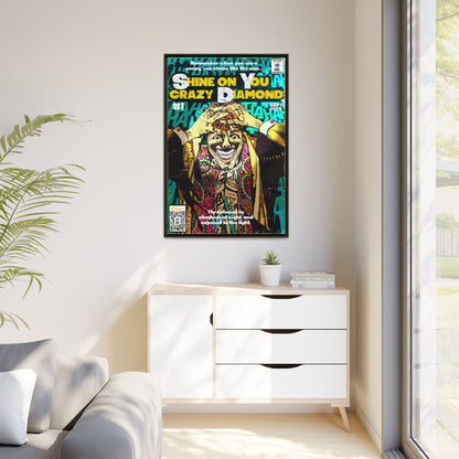 Pink Floyd - Shine on You crazy Diamond -  Gallery Canvas Wraps, Vertical Frame