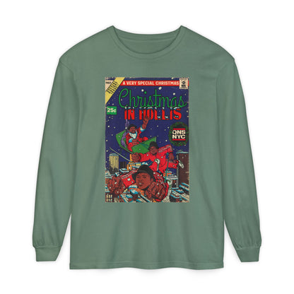 Christmas in Hollis - Unisex Comfort Colors Long Sleeve T-Shirt