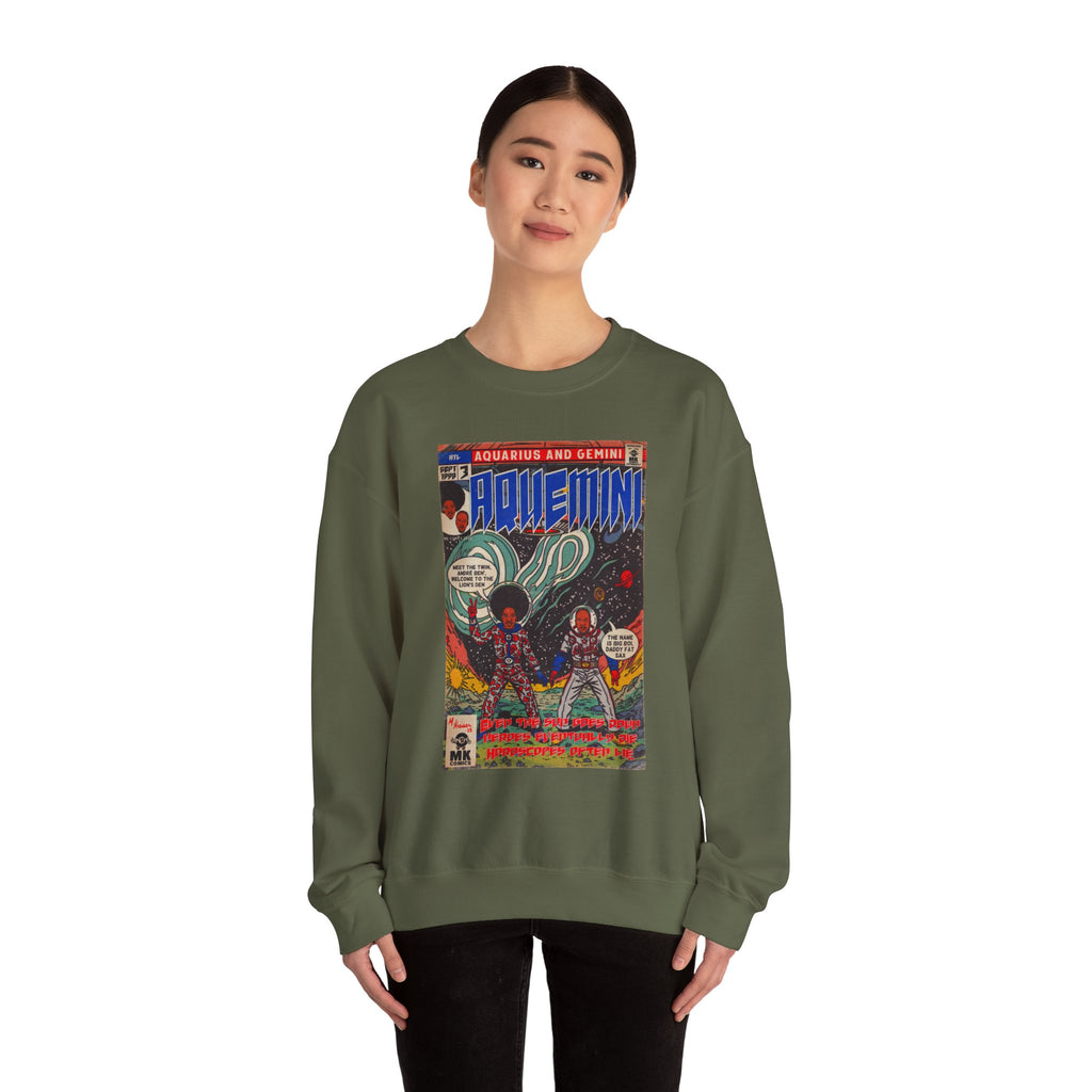 Aquemini - Comic Book Art - Unisex Heavy Blend™ Crewneck Sweatshirt