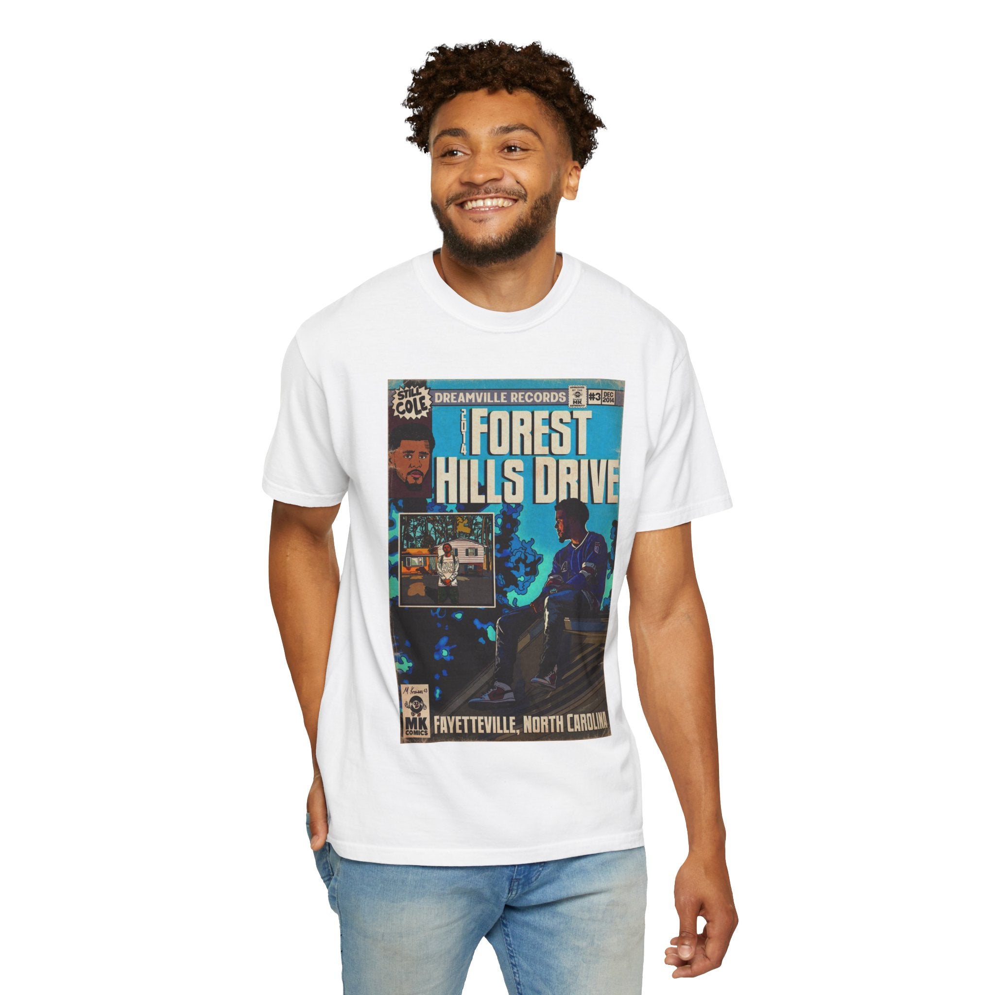 Forest Hills Drive - Unisex Garment-Dyed T-shirt