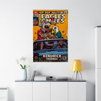 2025 Halftime - Eagles vs Chiefs - Matte Vertical Posters