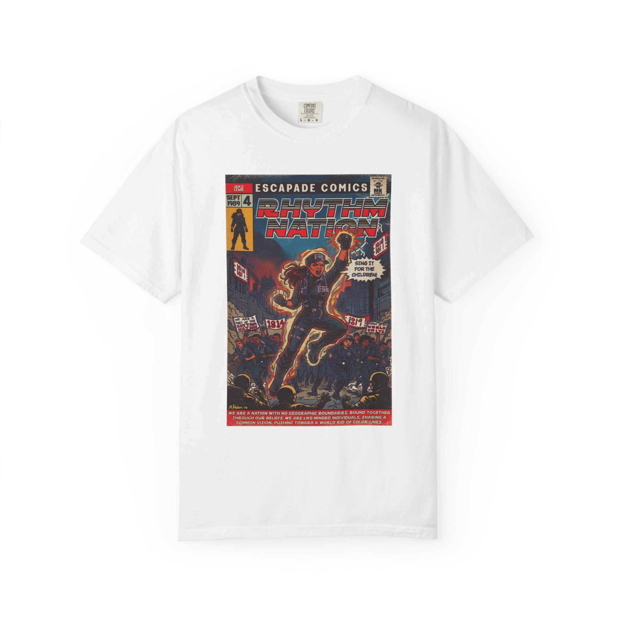 Rhythm Nation - Unisex Comfort Colors T-shirt