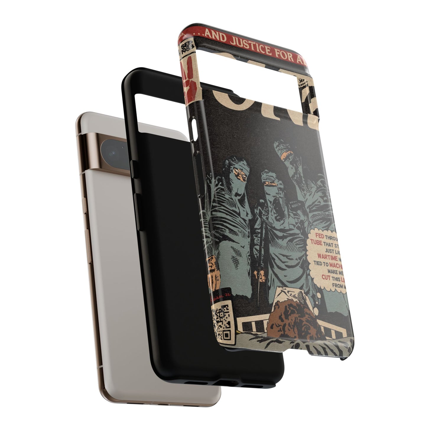 Metallica- One - Johnny Got His Gun Comic Book Art - Tough Phone Cases