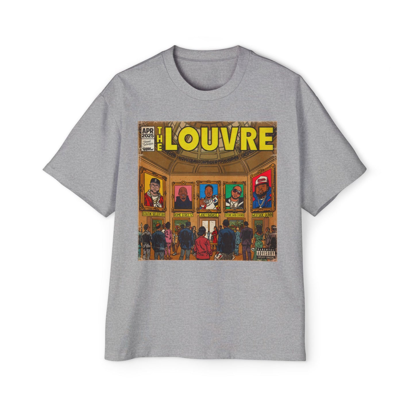 The Louvre - Men's Heavy Oversized Tee