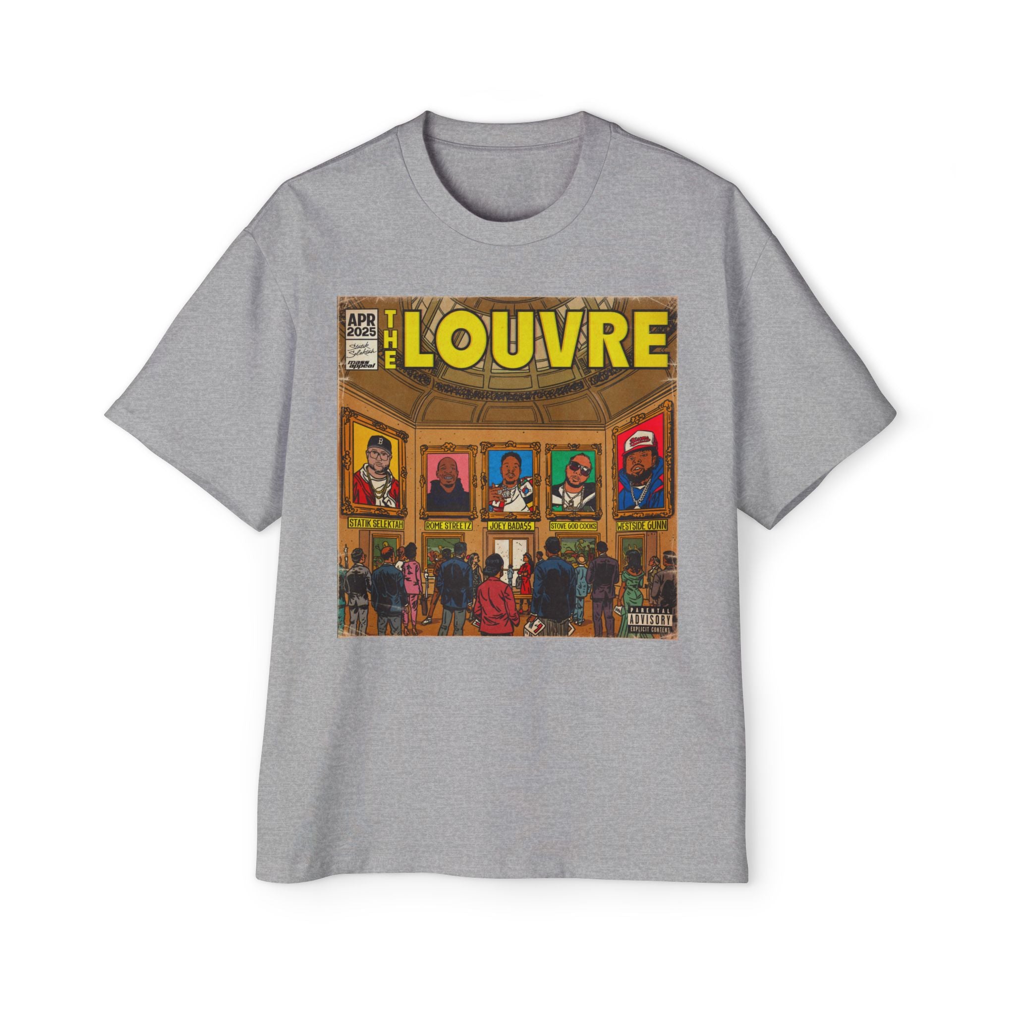 The Louvre - Men's Heavy Oversized Tee