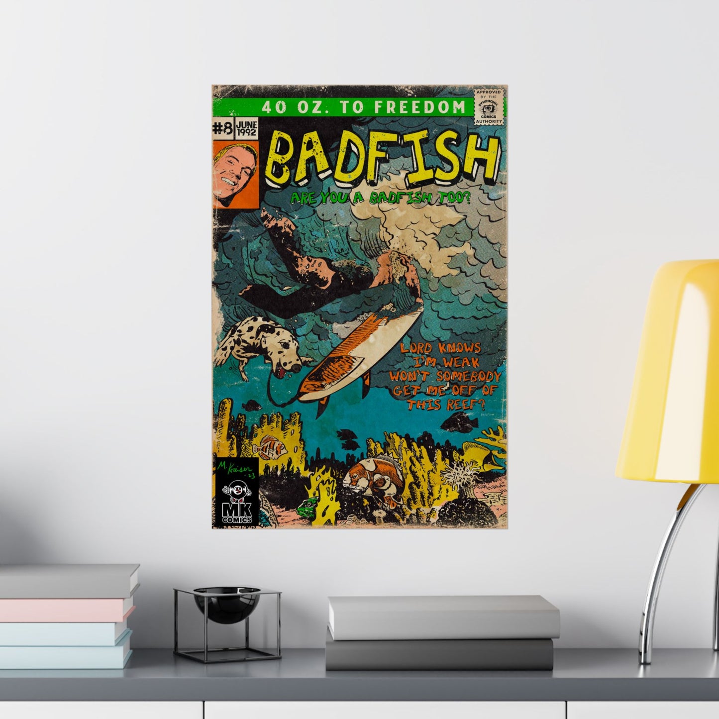 Badfish - Vertical Matte Poster