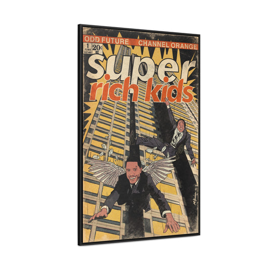Frank Ocean & Earl Sweatshirt - Super Rich Kids - Gallery Canvas Wraps, Vertical Frame