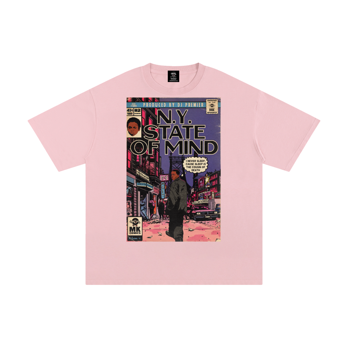 NY State of Mind - MK Classics - Unisex Pure Cotton T-Shirt