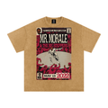 Mr. Morale & the Big Steppers - Snow Washed Oversized Cotton T-Shirt