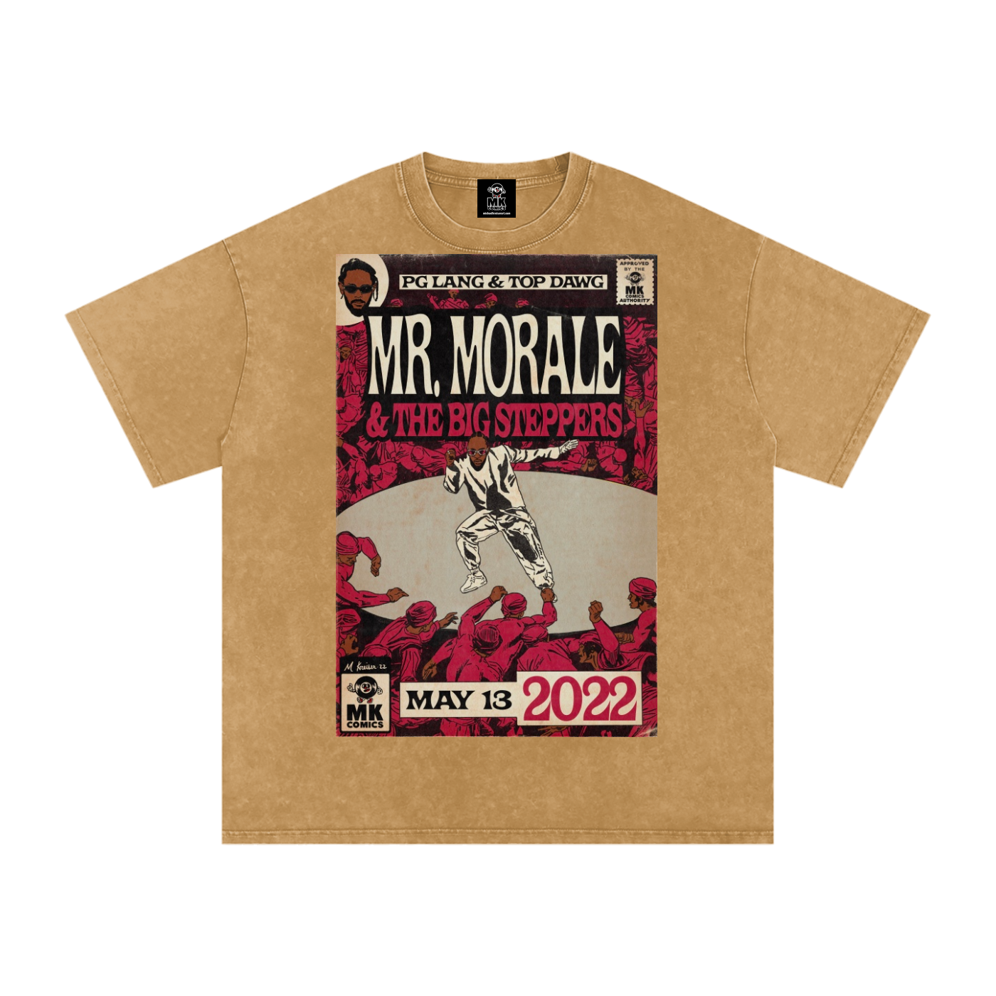 Mr. Morale & the Big Steppers - Snow Washed Oversized Cotton T-Shirt