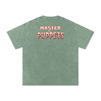 Master of Puppets - Snow Washed Oversized Cotton T-Shirt