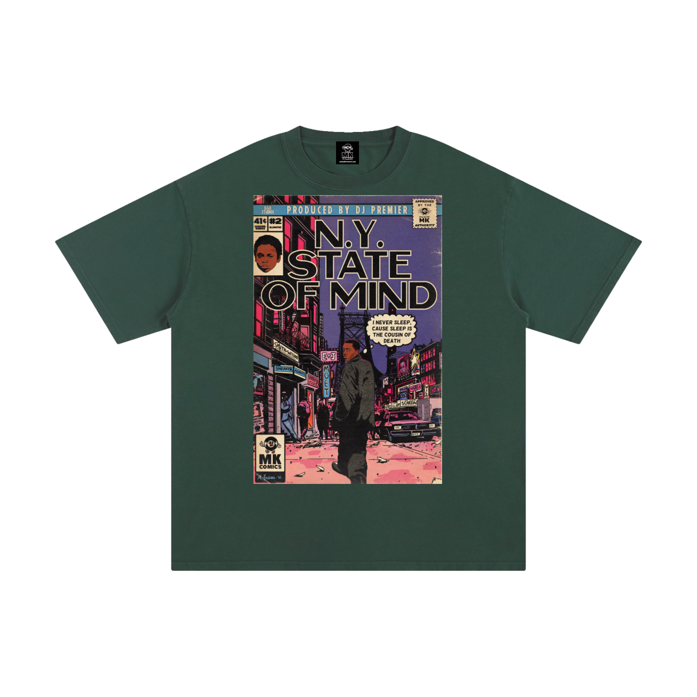 NY State of Mind - MK Classics - Unisex Pure Cotton T-Shirt