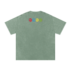 Twisted - Snow Washed Oversized Cotton T-Shirt