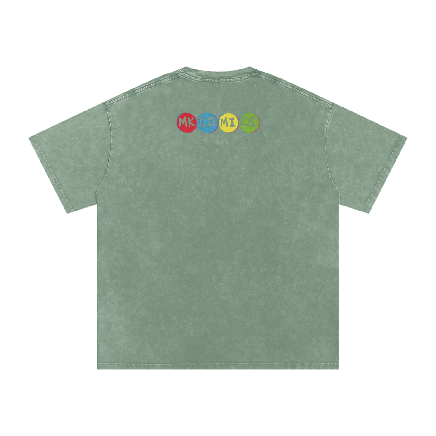 Twisted - Snow Washed Oversized Cotton T-Shirt