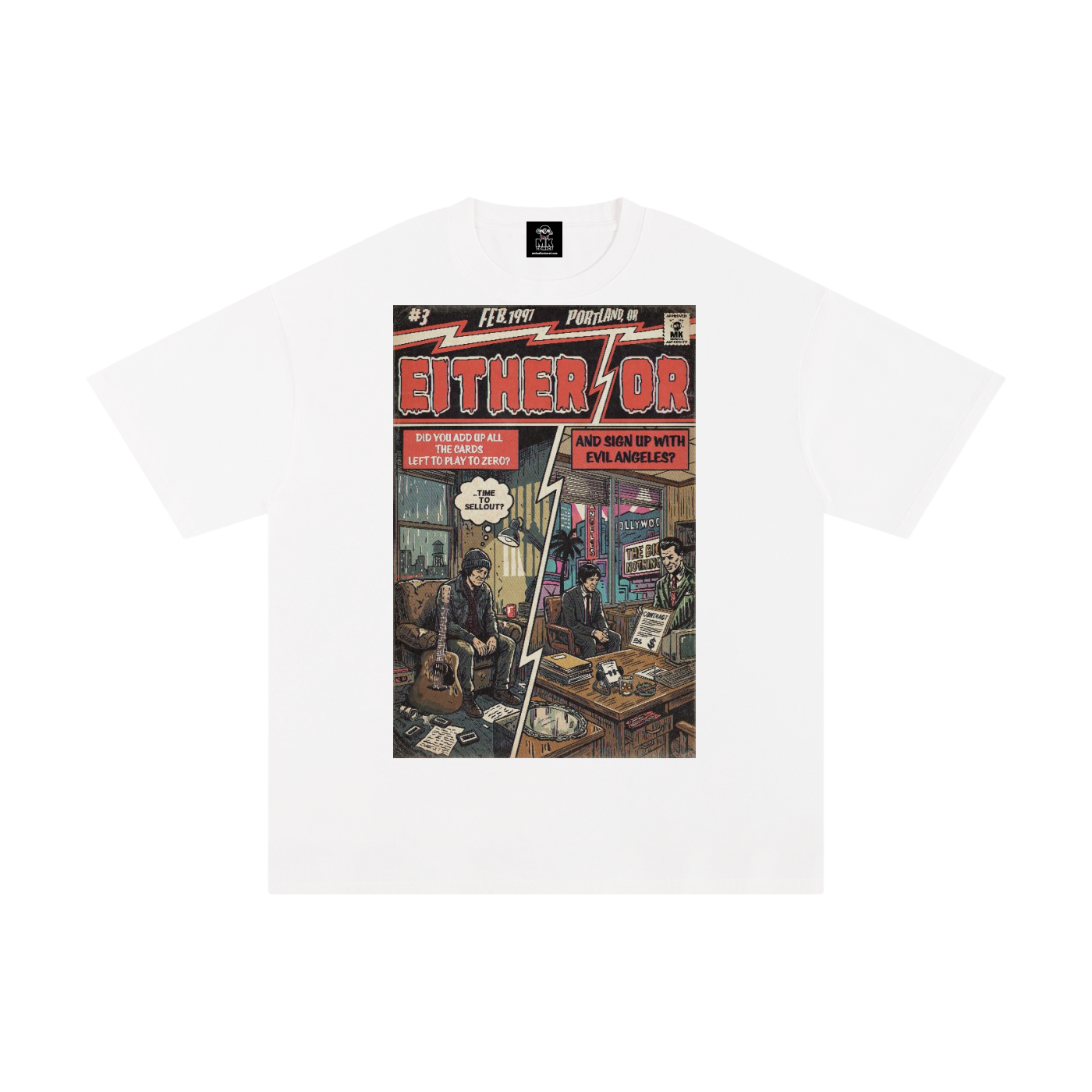 Either/Or - Unisex Pure Cotton T-Shirt