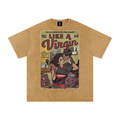 Like a Virgin - Snow Washed Oversized Cotton T-Shirt