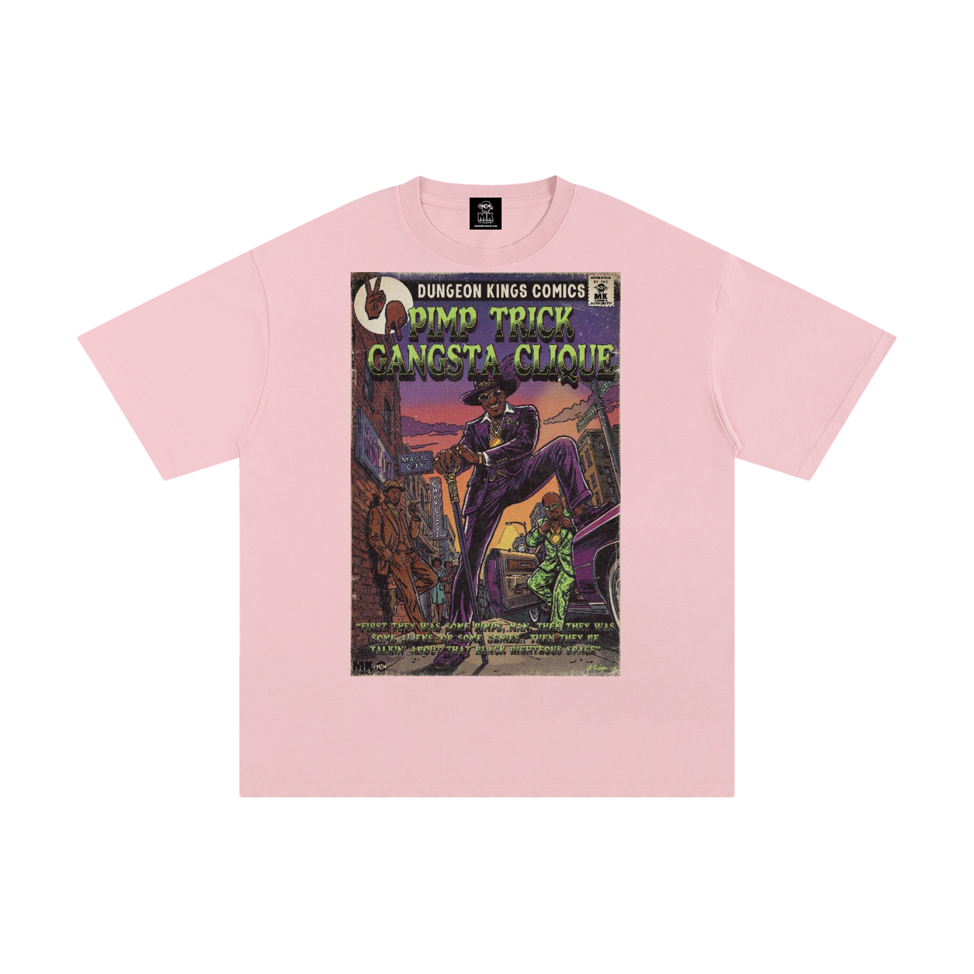 Pimp Trick Gangsta Clique - Unisex Pure Cotton T-Shirt