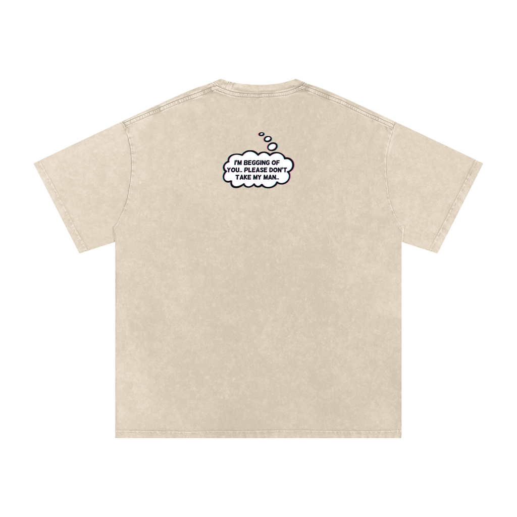 Jolene - Snow Washed Oversized Cotton T-Shirt