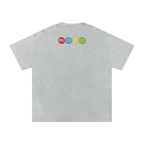 Twisted - Snow Washed Oversized Cotton T-Shirt