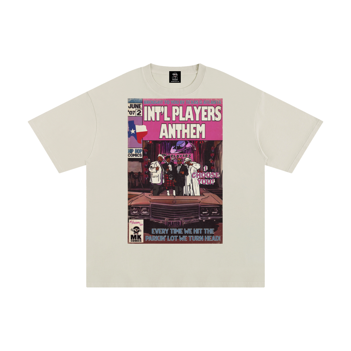 Int'l Players Anthem - MK Classics - Unisex Pure Cotton T-Shirt