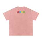 Twisted - Snow Washed Oversized Cotton T-Shirt