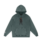 Rhythm Nation - Snow Washed Loose Cotton Hoodie