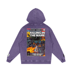 Killing in the Name - Snow Washed Loose Cotton Hoodie
