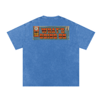 What's Going On - Snow Washed Oversized Cotton T-Shirt