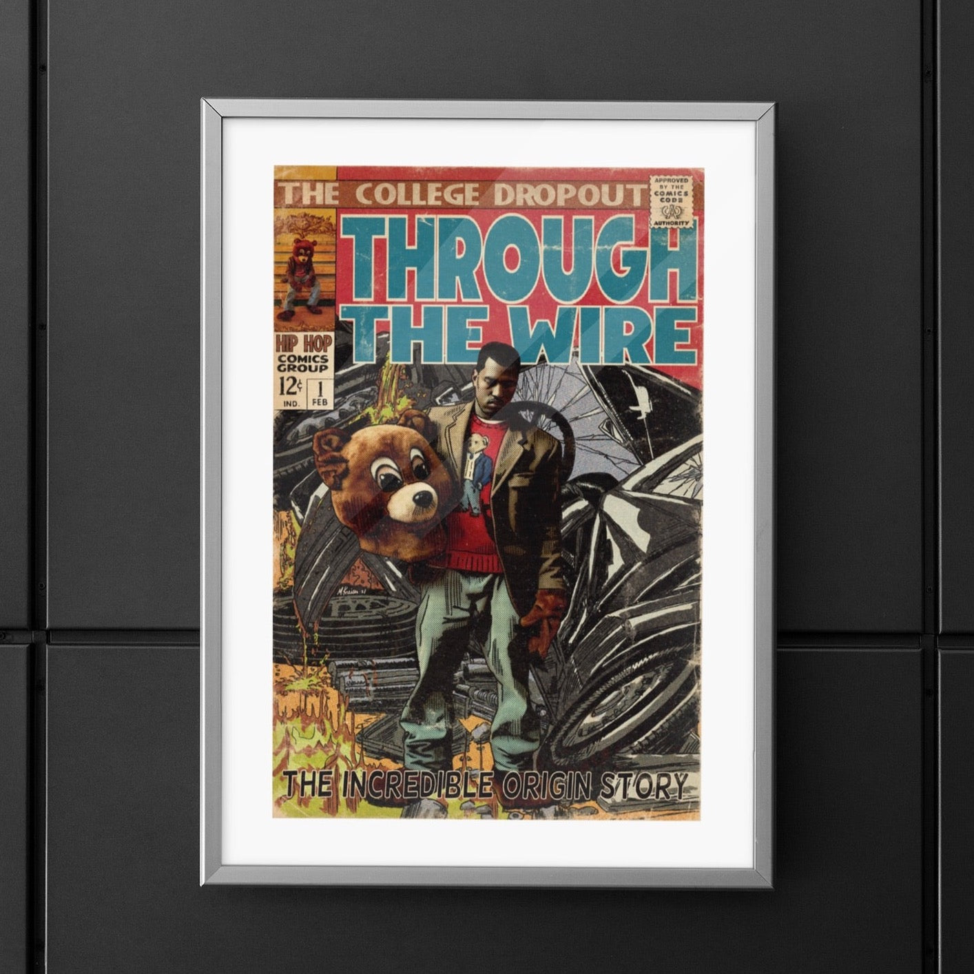 Kanye West- Through The Wire - Vertical Matte Poster