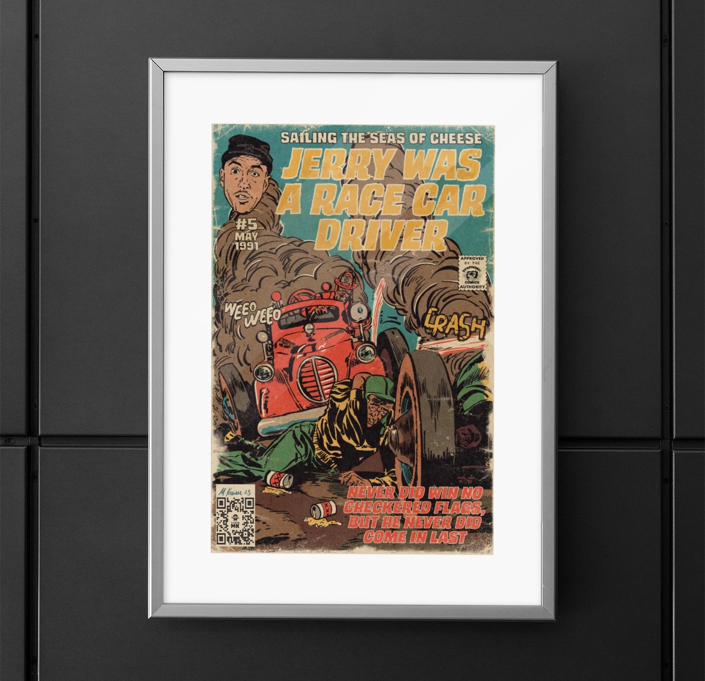 Primus - Jerry Was A Race Car Driver - Premium Matte Vertical Poster