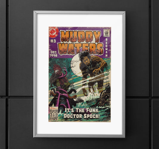 Redman - Muddy Waters - Vertical Matte Poster