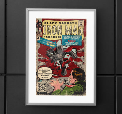Black Sabbath - Iron Man - Vertical Matte Poster