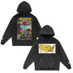 Word of Mouf - Snow Washed Loose Cotton Hoodie