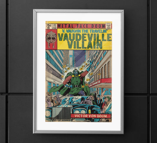 MF DOOM - Vaudeville Villain - Vertical Matte Poster