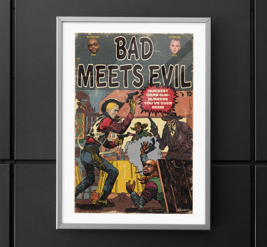 Eminem - Bad Meets Evil - Royce Da 5’9 - Vertical Matte Poster